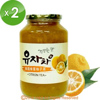 《柚和美》韓國蜂蜜生柚子茶(1kg)2入