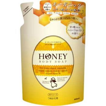 日本 第一石鹼 蜂蜜保濕沐浴乳 - 補充包 400ml