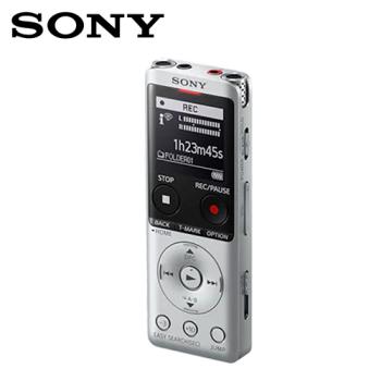 【SONY 索尼】ICD-UX570F/S 4GB 多功能數位錄音筆 銀色