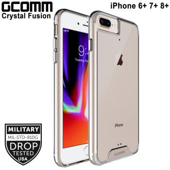 GCOMM iPhone 6+/7+/8+ 晶透軍規防摔殼 Crystal Fusion