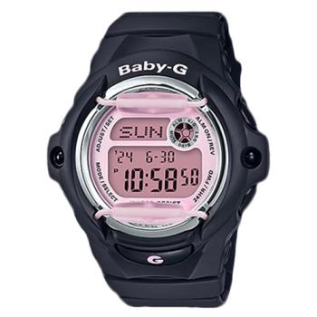 【CASIO 卡西歐】BABY-G 休閒運動電子女錶 橡膠錶帶 防水200米(BG-169M-1)