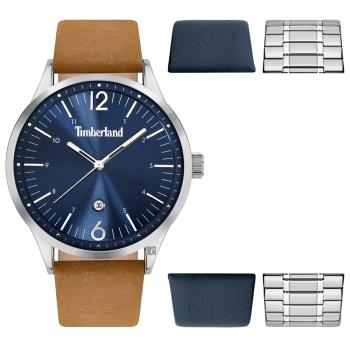 Timberland都會時尚大三針手錶套錶-45mmTBL.16090JYS/03AS