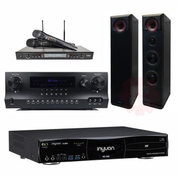 音圓 S-2001 N2-550點歌機4TB+Sky Teana DW-1+DoDo Audio SR-889PRO+KARMEN H-88(黑)