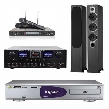 音圓 S-2001 N2-120伴唱機4TB+AV MUSICAL A-860+DoDo Audio SR-889PRO+JAMO S428(黑)