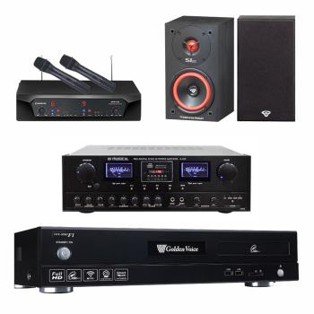 金嗓 CPX-900 F1 點歌機4TB+AV MUSICAL A-860+DoDo Audio SR-889PRO+SL-5M
