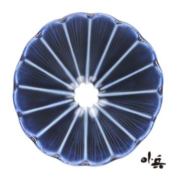日本製 美濃燒小兵窯陶瓷濾杯02-藍色