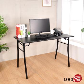 LOGIS 極簡馬鞍皮工業風工作桌 辦公桌 餐桌 電腦桌 (長120x寬60x高74公分) S60