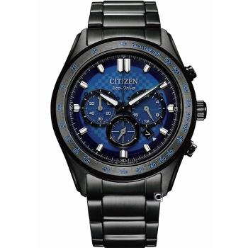 CITIZEN 星辰 型男星燦藍光動能計時手錶(CA4459-85L)43mm