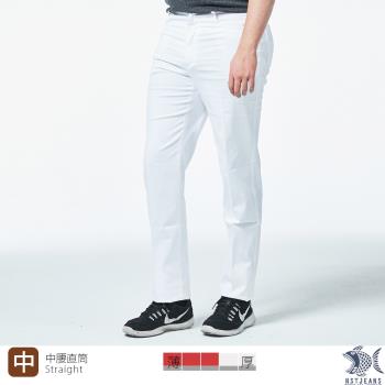 NST Jeans 型男養成日記 Q彈 亮眼春夏白男長褲-中腰直筒 390(5802)