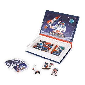 法國Janod 磁鐵遊戲書-太空探險