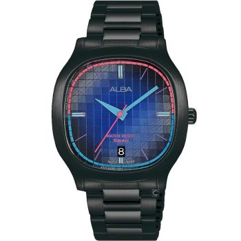 ALBA 雅柏 方型復古休閒腕錶(VJ42-X308SD)AS9L87X1