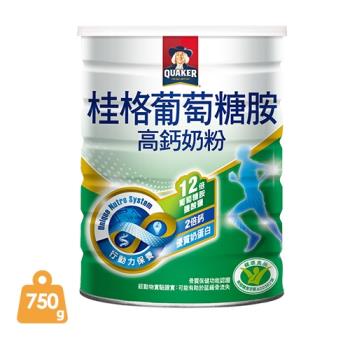 【QUAKER 桂格】葡萄糖胺奶粉750g/罐