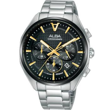 ALBA 雅柏 東京時尚賽車計時腕錶(VD53-X366D)AT3G79X1