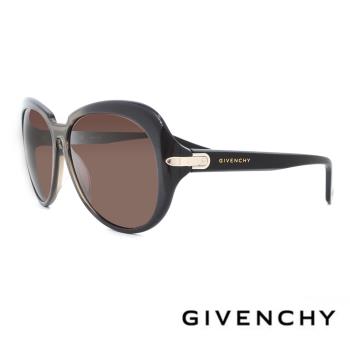 【GIVENCHY 紀梵希】GIVENCHY 紀梵希率性簡約風太陽眼鏡(漸層黑 GISGV879-0AH8)