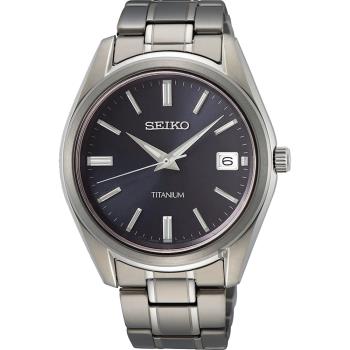 SEIKO精工CS鈦金屬簡約手錶-40mm6N52-00B0V(SUR373P1)