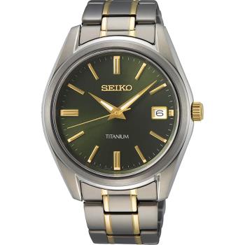 SEIKO精工CS鈦金屬簡約手錶-40mm6N52-00B0G(SUR377P1)