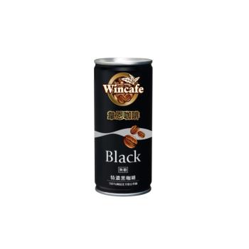 【黑松】韋恩咖啡特濃黑咖啡 CAN210ml (24入/箱)