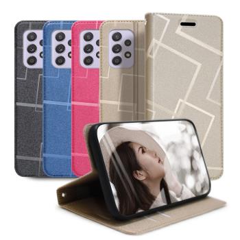 GENTEN for 三星 Samsung Galaxy A52 5G 極簡立方磁力手機皮套