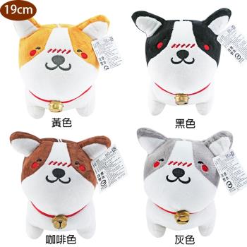 Q版柯基絨毛娃娃玩偶19公分玩具禮物45-00221【卡通小物】