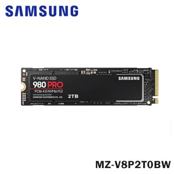 SAMSUNG 三星 980 PRO PCle 4.0 NVMe M.2 固態硬碟 2TB MZ-V8P2T0BW