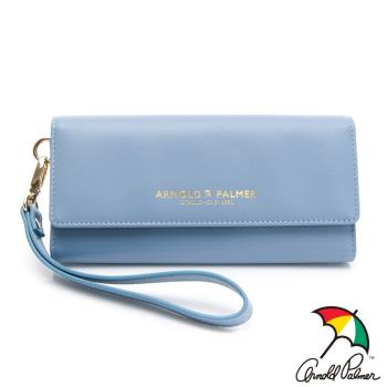Arnold Palmer- 三折式長夾附手挽帶 Ton(時髦)系列-淡藍色