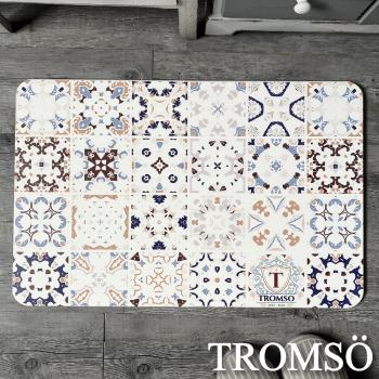 TROMSO珪藻土厚實吸水地墊-雅典花磚