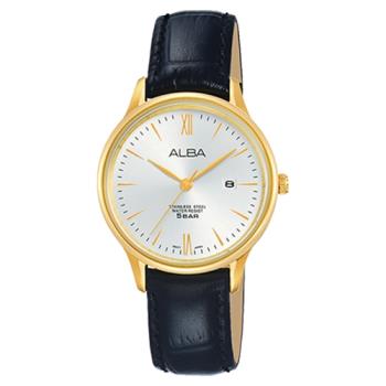 【ALBA】送禮首選 精緻淑女 石英錶 皮革錶帶 防水50米(AH7N98X1)
