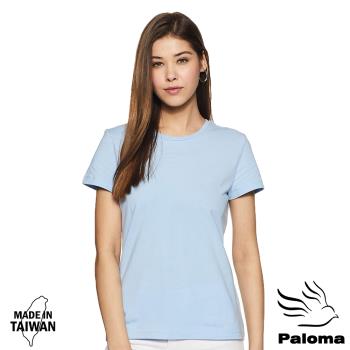 【Paloma】台灣製極涼感網眼排汗衫-水藍 女T恤 女T 短T(版型偏小)