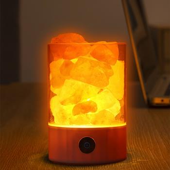 玫瑰鹽燈 喜馬拉雅開運水晶鹽燈/USB小夜燈