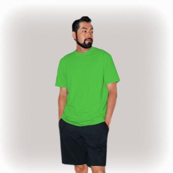 【男人幫】T0360＊ MIT 100%純棉【180克320碼圓領短袖素面T恤】-果綠