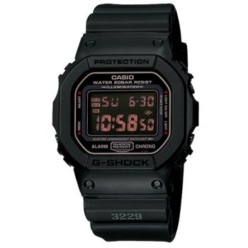 【CASIO 卡西歐】 G-SHOCK 數位電子錶 橡膠錶帶 200米防水(DW-5600MS-1DR)