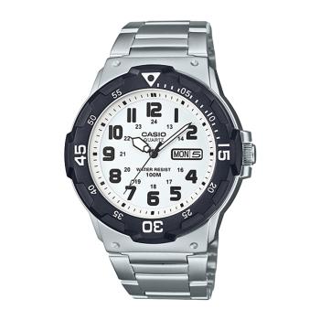 【CASIO 卡西歐】潛水風格-學生/青少年指針錶 不鏽鋼錶帶 (MRW-200HD-7B)