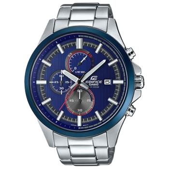 【CASIO 卡西歐】 EDIFICE 帥氣型男必備時尚錶款 直條刻紋錶盤設計 賽車錶(EFV-520RR-2A)