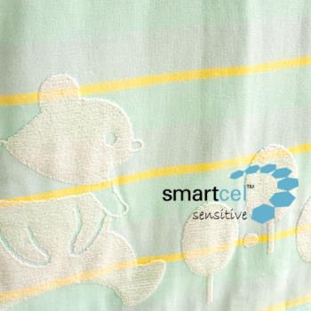 【台灣興隆毛巾】小白熊氧化鋅雙層紗布雙人毛巾被 單件組 (2色可選)