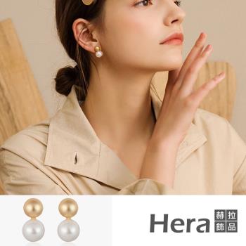 Hera 赫拉 韓版珍珠精緻耳釘#H100331F