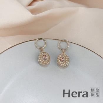 Hera 赫拉 個性氣質鑲鑽耳釘耳環#H100331A