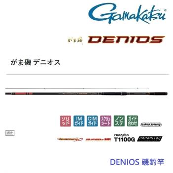 GAMAKATSU  DENIOS 1.0-53 磯釣竿(公司貨)