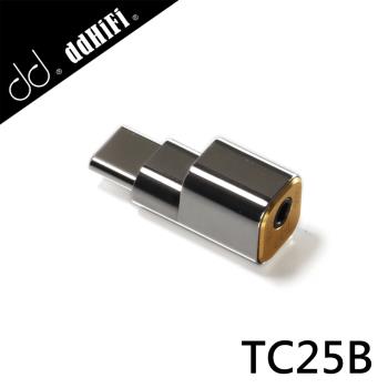 ddHiFi TC25B 2.5mm(母)轉USB Type-C(公)解碼音效轉接頭