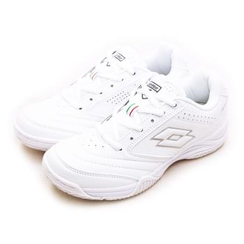 【LOTTO】女-多功能運動鞋 白色學生鞋 ROMA(白 2069-2)