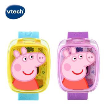 【Vtech】粉紅豬小妹-多功能遊戲學習手錶(2色可選)