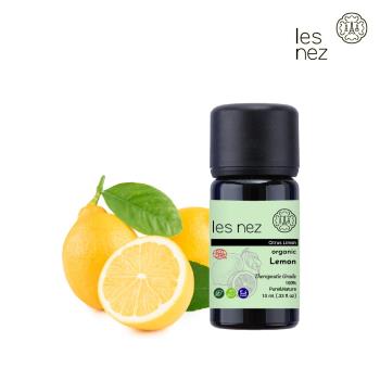 【Les nez 香鼻子】天然單方有機認證 檸檬純精油 10ML