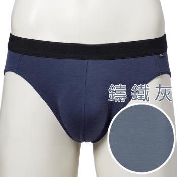 【Swear 思薇爾】SOLIS 男褲系列M-XXL素面貼身三角男褲(鑄鐵灰)