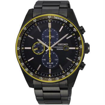 SEIKO 精工 CS 紳仕品格太陽能計時手錶 V176-0AZ0SD(SSC729P1)