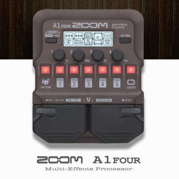 【 ZOOM 】 A1 Four 多功能綜合效果器 / 公司貨保固