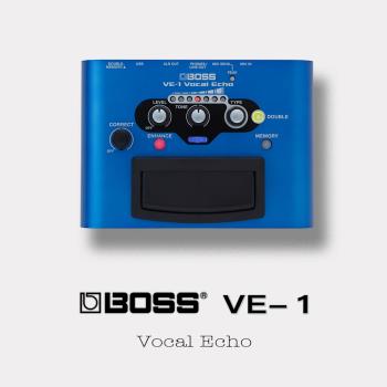 【 BOSS VE-1 】人聲空間效果器 /原廠公司保固貨