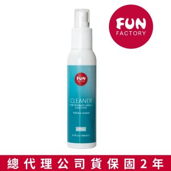 台灣總代理 德國Fun Factory CLEANER 玩具清潔液100ml 可用於按摩棒 跳蛋 飛機杯膠條 AV女優自慰器 名器
