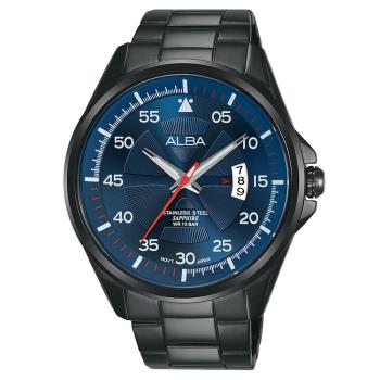 ALBA雅柏 ACTIVE系列 運動潮流手錶-44mm/藍(VJ42-X268B/AS9H39X1)