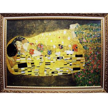 [開運陶源] Kiss 吻 Klimt克林姆之世界名畫 大幅 