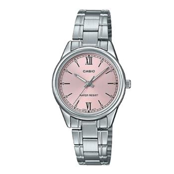 【CASIO 卡西歐】送禮首選-簡約氣質女錶 不鏽鋼錶帶(LTP-V005D-4B2)