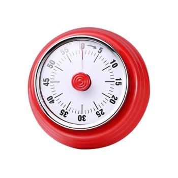PUSH! 餐廳廚房用品機械式計時器磁吸烹飪定時器倒數計時提醒器D258